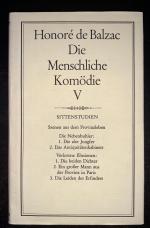 Die Menschliche Komödie, V, Sittenstudien, Szenen aus dem Provinzleben