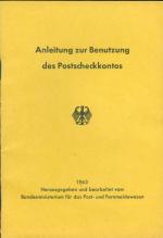 Anleitung zur Benutzung des Postscheckkontos (1965)