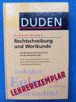 Duden: Schülerduden - Rechtschreibung un