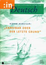 in Deutsch 4/1999: ALFRED ANDERSCH "SANSIBAR ODER DER LETZTE GRUND" / mit OH-Folie: Ernst Barlach "Lesender Klosterschüler"