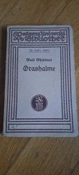 Walt Whitman: Grashalme