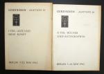 Gerd Rosen: Auktion 38 Mai 1962 Teil I.: