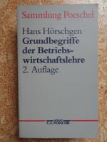 Grundbegriffe der Betriebswirtschaftslehre