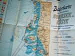 Bäder-Karte der deutschen Nordsee-Küste.