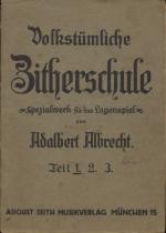 Adalbert Albrecht: VOLKSTÜMLICHE ZITHERS