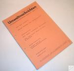 Umweltnachrichten. Informationsbrief des Umweltinstituts München e.V. März 1986