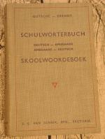 Schulwörterbuch Deutsch - Afrikaans. Afrikaans - Deutsch.