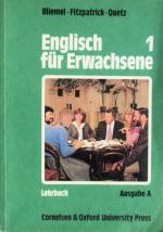 Englisch für Erwachsene 1 -Lehrbuch-  Ausgabe A