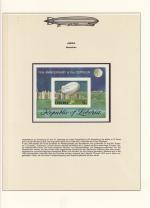 Liberia: MiNr. 89 A - Blockausgabe ( 75 Jahre Zeppelin Luftschiffe )