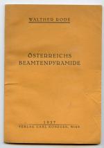 Walther Rode: Österreichs Beamtenpyramid