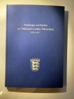 Forschungen und Berichte zur Volkskunde in Baden- Württemberg 1974-1977