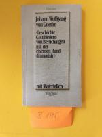 Johann Wolfgang von Goethe ( Ernst Klett Johann Wolfgang von Goethe ( Ernst Klett