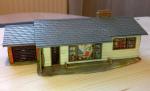 H0-Modelleisenbahn (1:87) Flachgebäude, Einfamilienhaus mit Garage