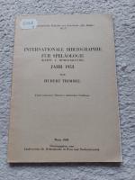 Internationale Bibliographie für Speläologie (Karst- u. Höhlenkunde). Jahr 1953