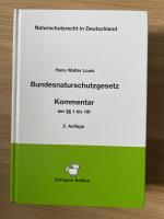 Bundesnaturschutzgesetz. Teil 1, §§ 1 bis 19 f