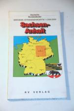 Große Straßenkarte 1 : 250.000 (250000, 250 000) Deutsche Bundesländer / Sachsen-Anhalt