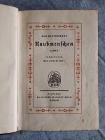 Max Dauthenden: Raubmenschen Max Dauthenden: Raubmenschen