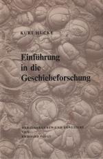 Kurt Hucke  -  Einführung in die Geschiebeforschung (Sedimenttärgeschiebe)  -  Mit  50 Tafeln,  5  Tabellen,  2  Karten und  24  Abb.