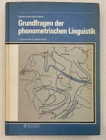 Grundfragen der phonometrischen Linguistik - Signiert