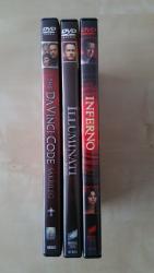 3 DVDs: DaVinci Code + Illuminati + Inferno (Dan Browm-Verfilmungen)