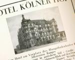 Hotel Coellner Hof 1927