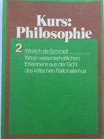 Kurs: Philosophie 2 - Wege wissenschaftlichen Erkennens aus der Sicht des kritischen Rationalismus