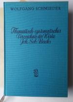 Thematisch- Systematisches- Verzeichnis der Musikalischen Werke von Johann Sebastian Bach