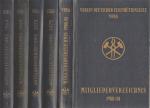 Mitgliederverzeichnis 1964  +  69  +  73  +  75  + 1980/81  =  5  Bücher