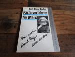 Parteiverfahren für Marx