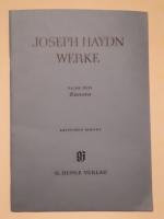 Joseph Haydn Werke:  Kanons