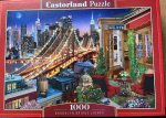 1000 Teile Puzzle: Brooklyn Bridge light