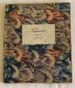 Kalender 1757   Schreibkalender Preußen