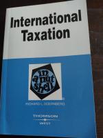 International Taxation in a Nutshell (Nutshell Series) (West Nutshell Series)