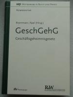 Brammsen, Jörg; Apel, Simon: GeschGehG - Brammsen, Jörg; Apel, Simon: GeschGehG -