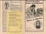 Ohne Angaben: Werbebeilagen, entnommen d Ohne Angaben: Werbebeilagen, entnommen d