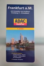 ADAC Stadtplan Frankfurt am Main 1:20.000 - mit Ortsteilen von Eschborn, Kronberg i.T., Schwalbach