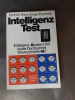 Eysenck, Hans Jürgen: Intelligenz-Test Eysenck, Hans Jürgen: Intelligenz-Test