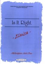 Elaiza: Is it right - Noten für Akkordeo