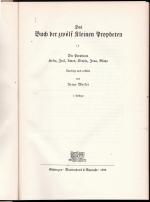 Artur Weiser: Das Buch der zwölf kleinen