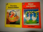 Österliche Fensterbilder mit Vorlagen in Originalgröße sowie Gänse und Enten - Fensterbilder aus Tonkarton mit Vorlagen in Originalgröße