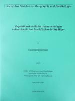 S. Dannenmaier: Vegetationskundliche Unt S. Dannenmaier: Vegetationskundliche Unt