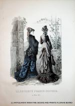 Damenmode 1877 Illustrirte Frauen-Zeitung Tafelnummer 319