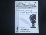 Tausend Jahre Schachprobleme (Tübinger Beiträge zum Thema Schach - Band 4)  RAR