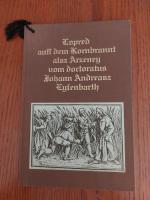 Johann Andreasz Eysenbarth: Lobrede auf Johann Andreasz Eysenbarth: Lobrede auf