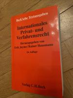 Jayme, Erik; Hausmann, Rainer: Internati