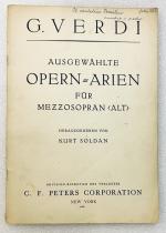 AUSGEWÄHLTE OPERN-ARIEN für Mezzosopran "Alt"