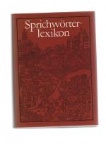 Beyer, Horst und Annelies: Sprichwörterl Beyer, Horst und Annelies: Sprichwörterl