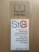 Strafgesetzbuch StGB - mit Einführungsge