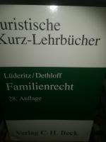 Juristische Kurz-Lehrbücher, Familienrecht, 28. Auflage