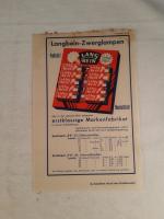 Prospekt: Langbein-Zwerglampen